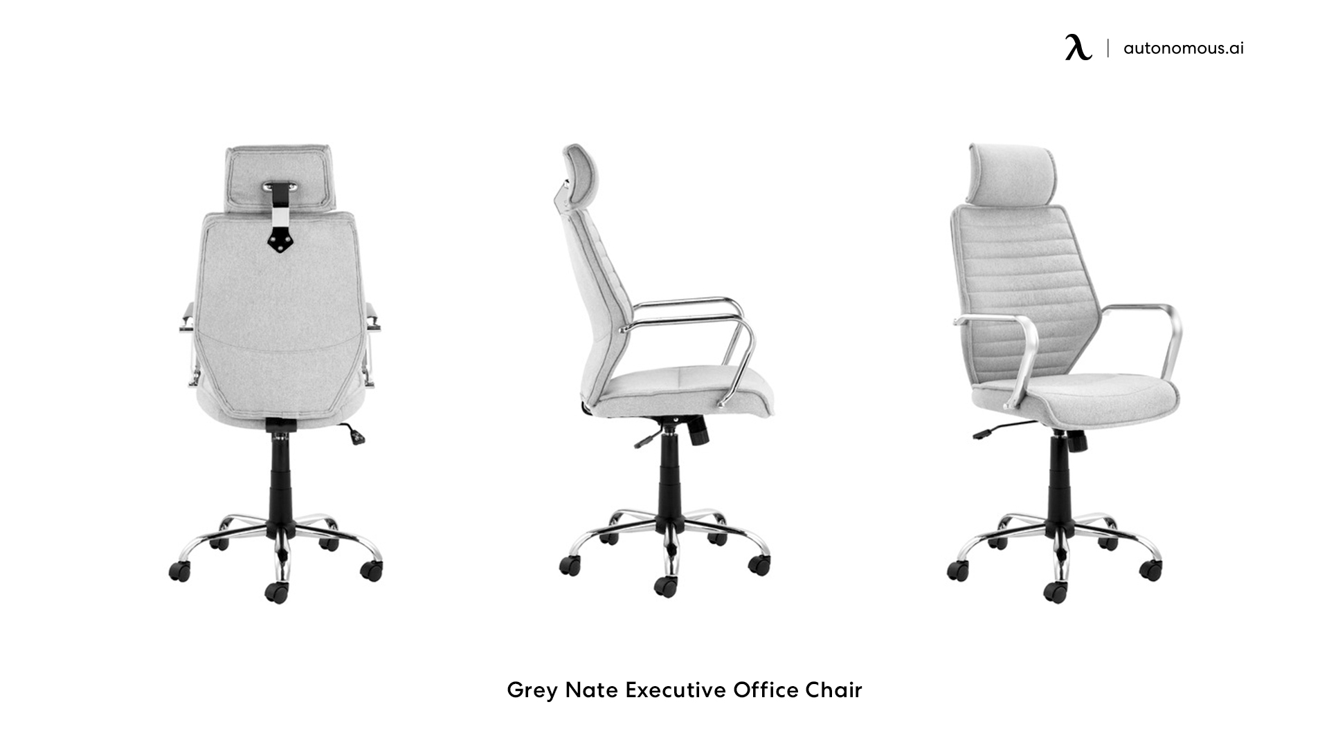 Grey Nate Executive grey office chair australia