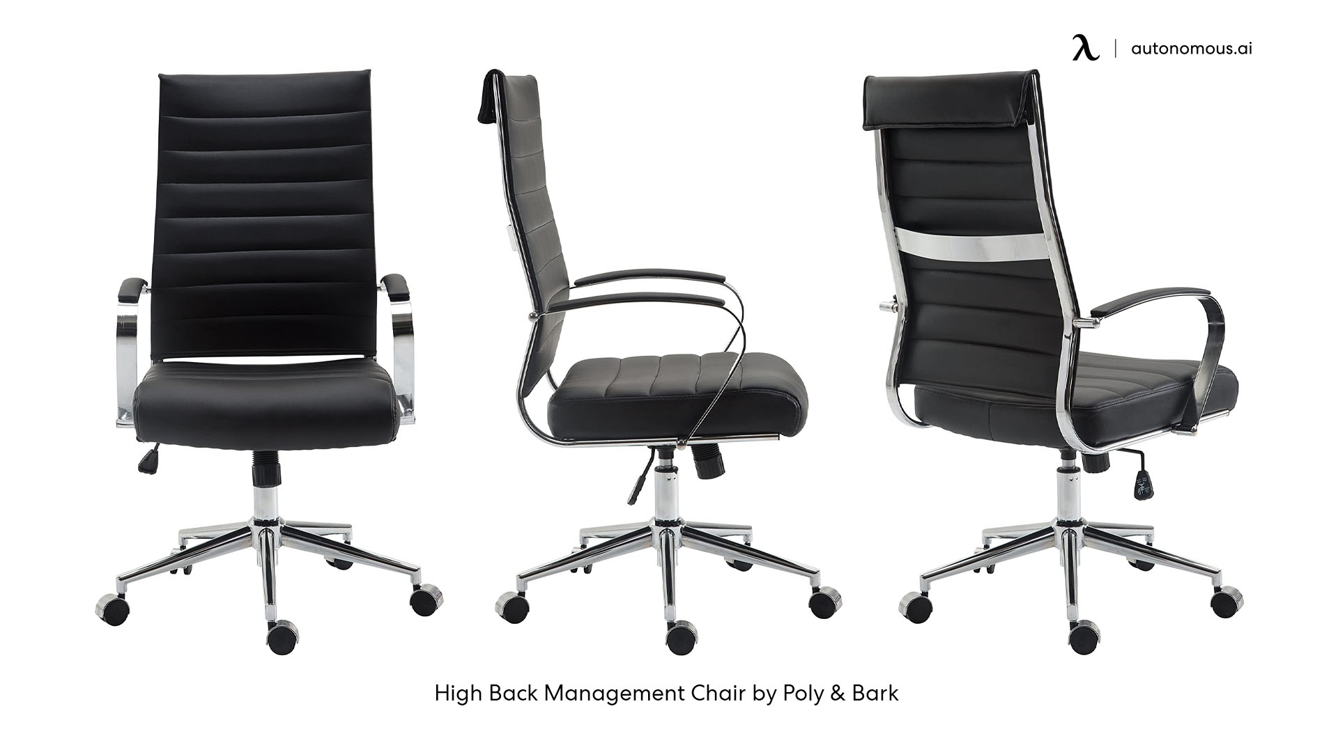 Poly & Bark black office desk chair