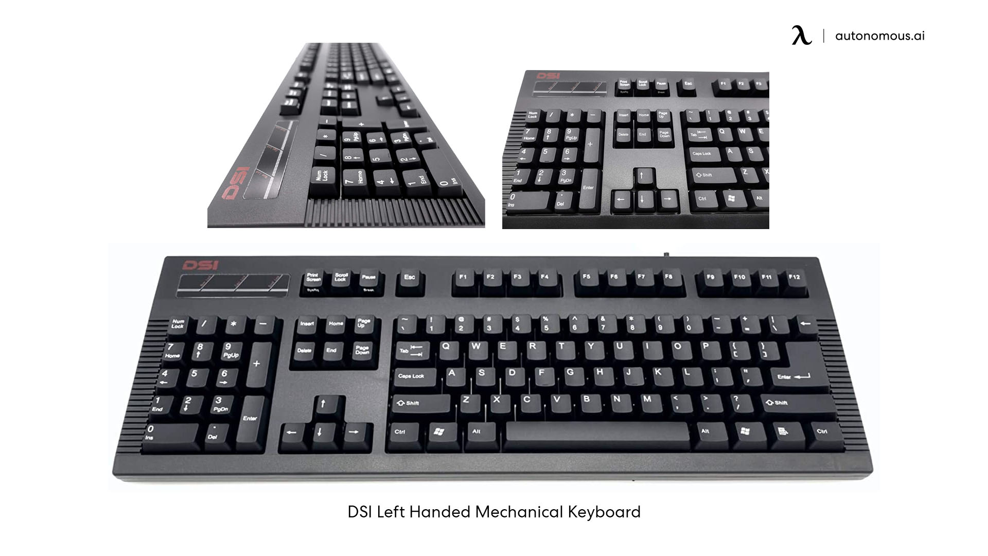 Keyboards with left-handed desks