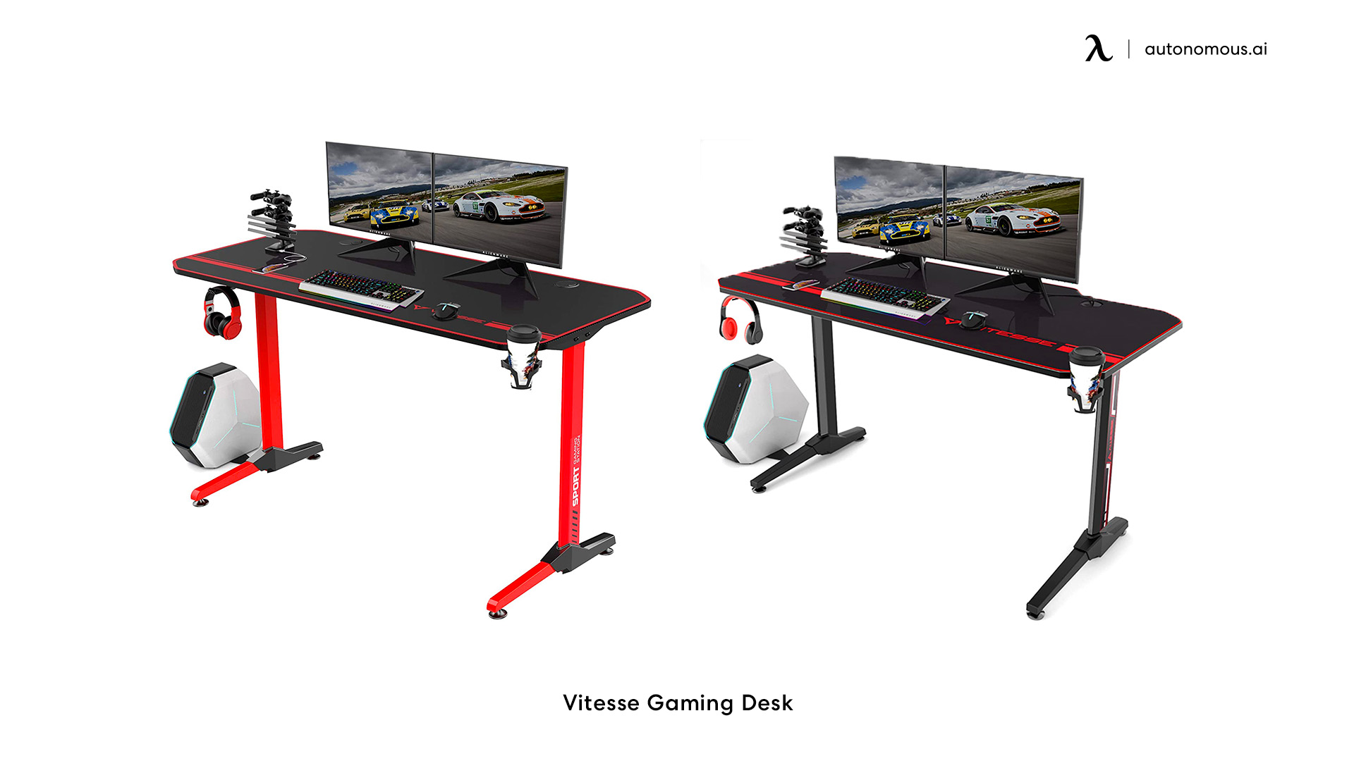 Vitesse compact gaming desk