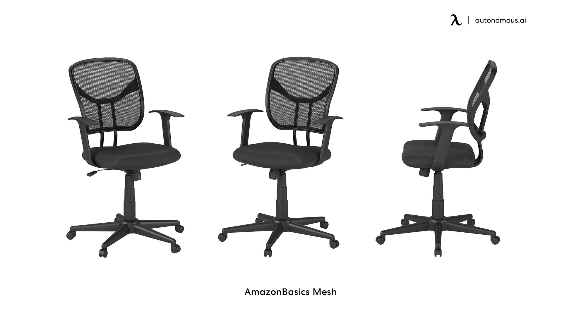 AmazonBasics Mesh office chairs for leg circulation
