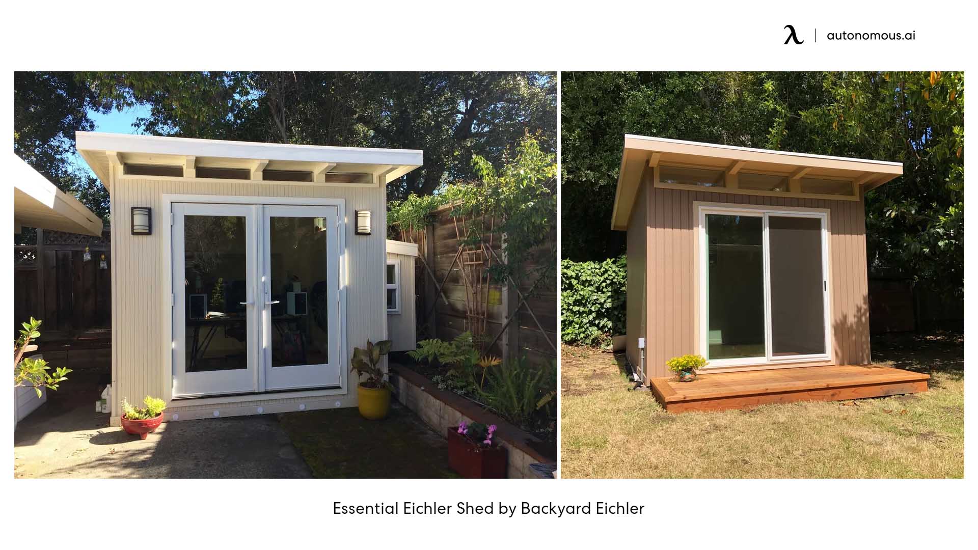Essential Eichler Shed by Backyard Eichler