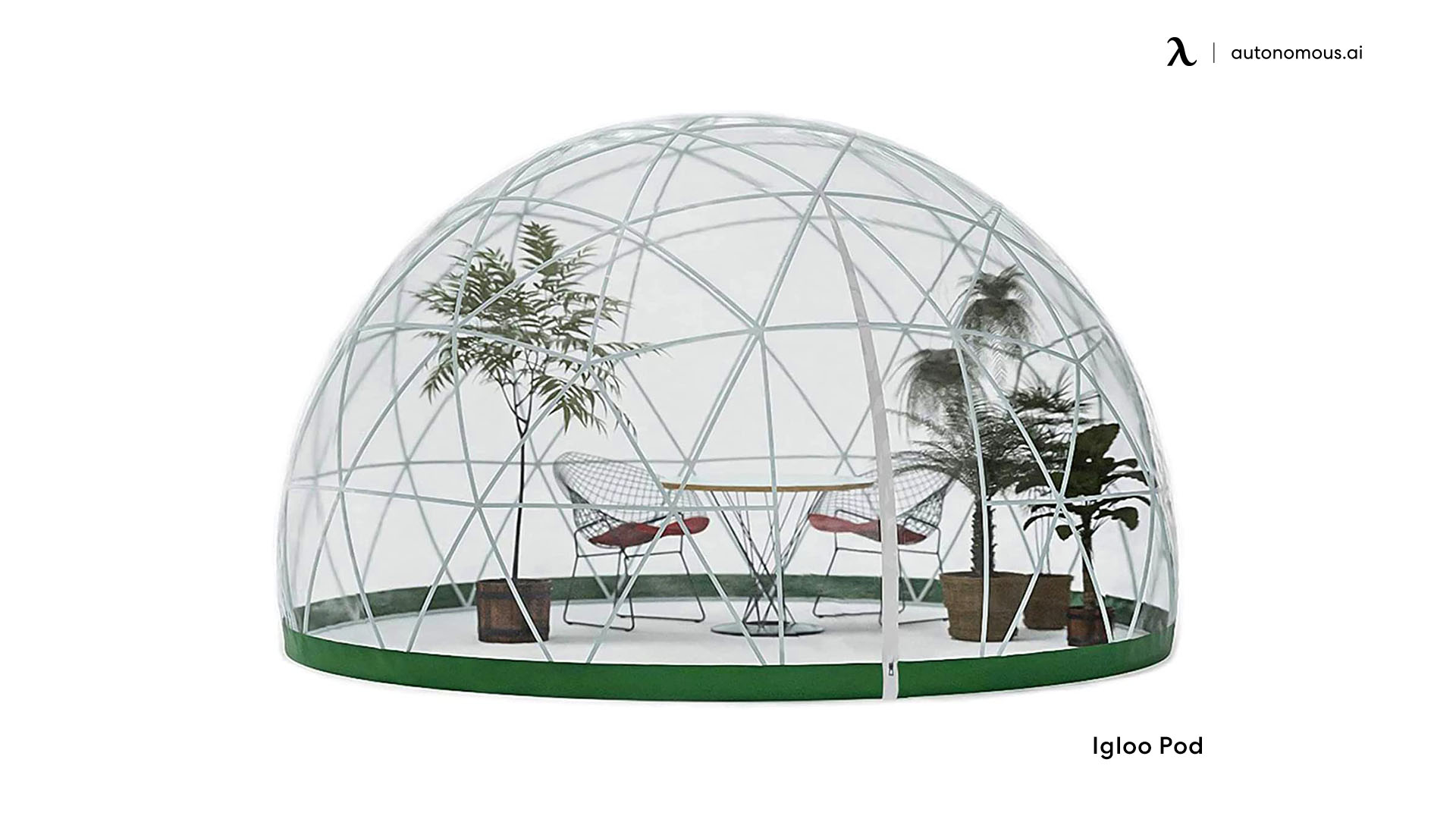 Igloo garden office pod in california