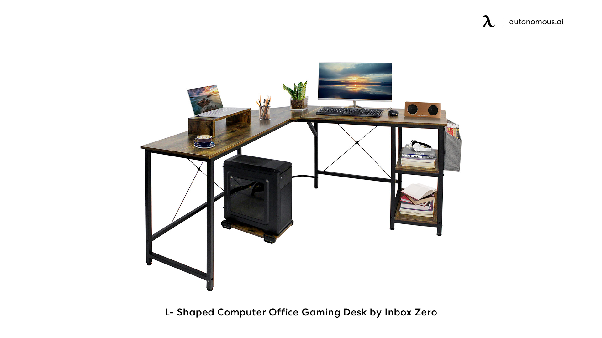 L- Shaped Computer Office Gaming Desk by Inbox Zero
