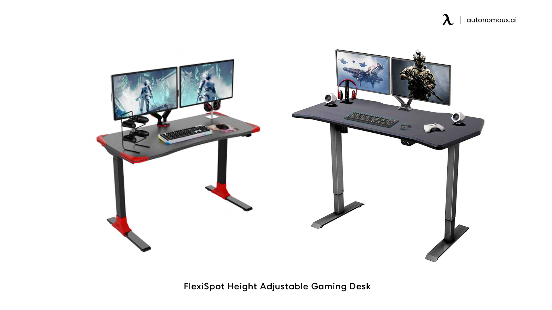 FlexiSpot modern gaming desk