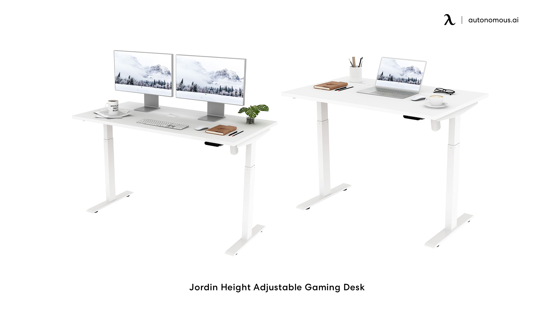 Jordin Height Adjustable Gaming Desk