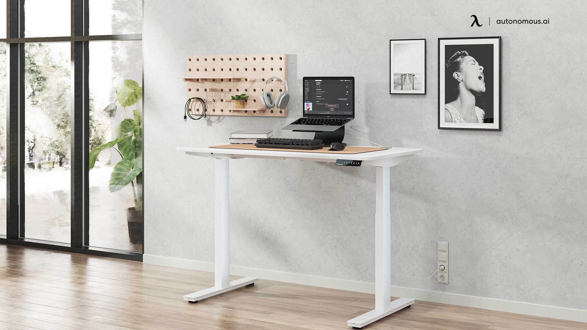 SmartDesk Core White tall desk