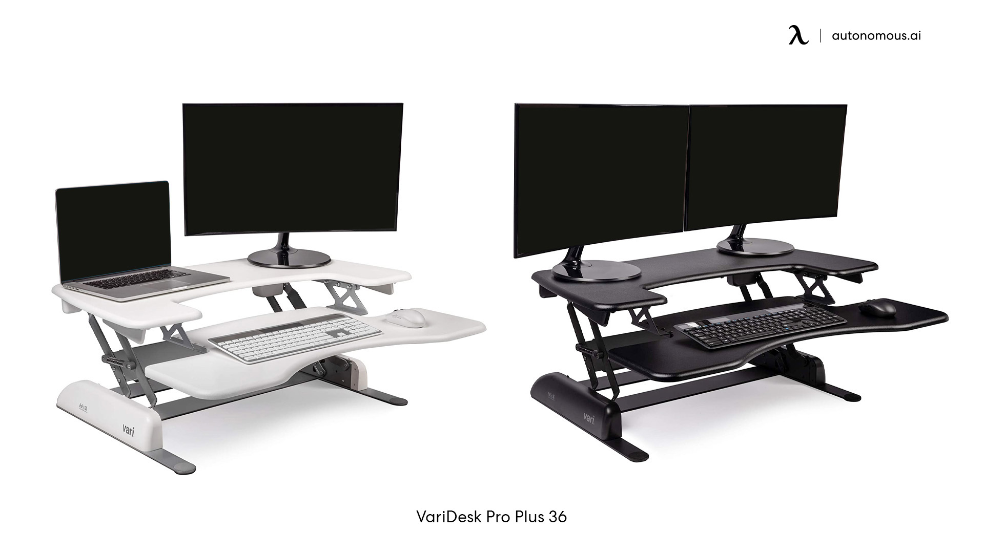 ViraDesk Pro Plus White tall desk