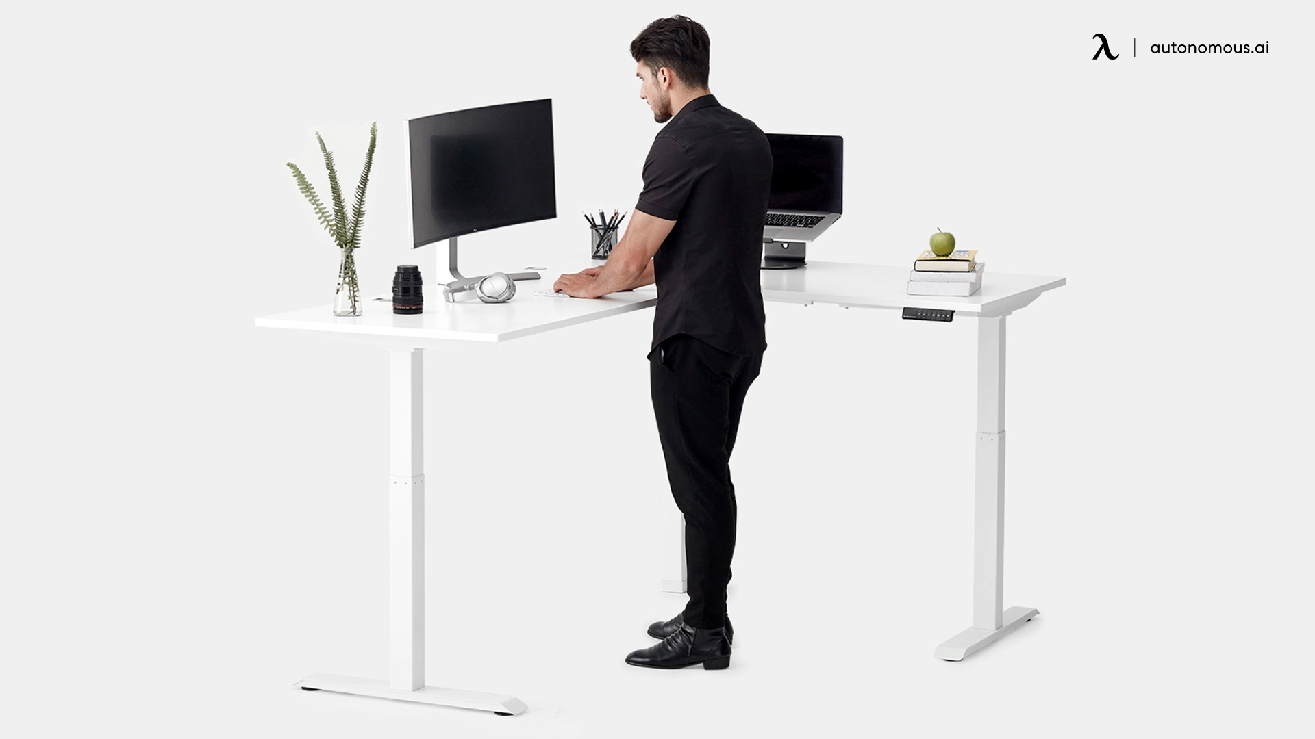 Autonomous SmartDesk Corner right return desk