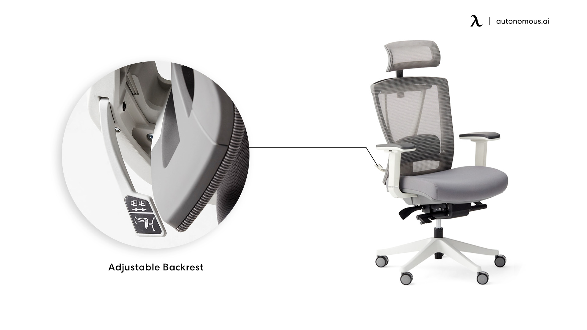 Adjustable Backrest Height in best high back office chair
