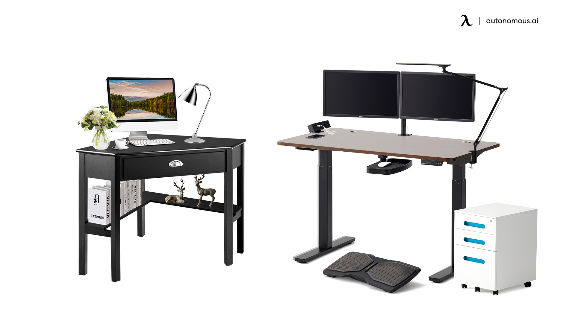 Feature of gaming desk vs. regular desk