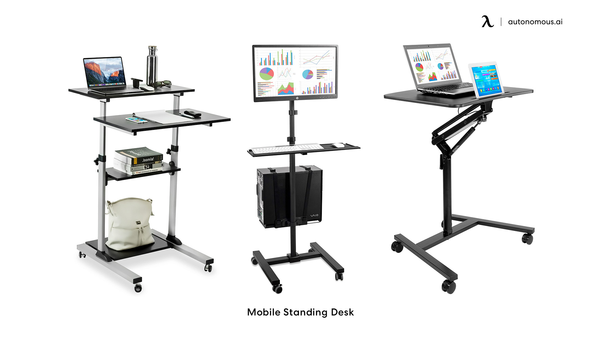 Mobile mount-it standing desk