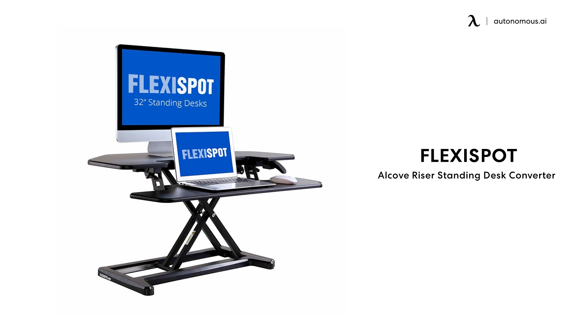 Flexispot Alcove standing desk converter for laptop