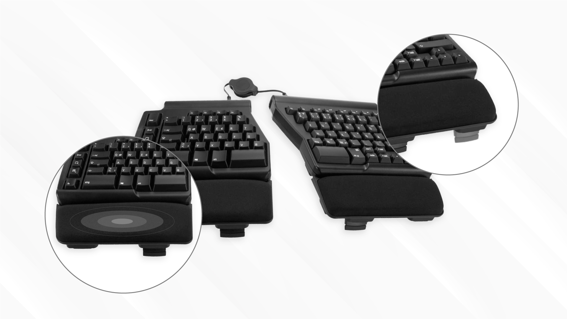 Matias Programmable Ergo Pro Keyboard for PC Healthier Typing