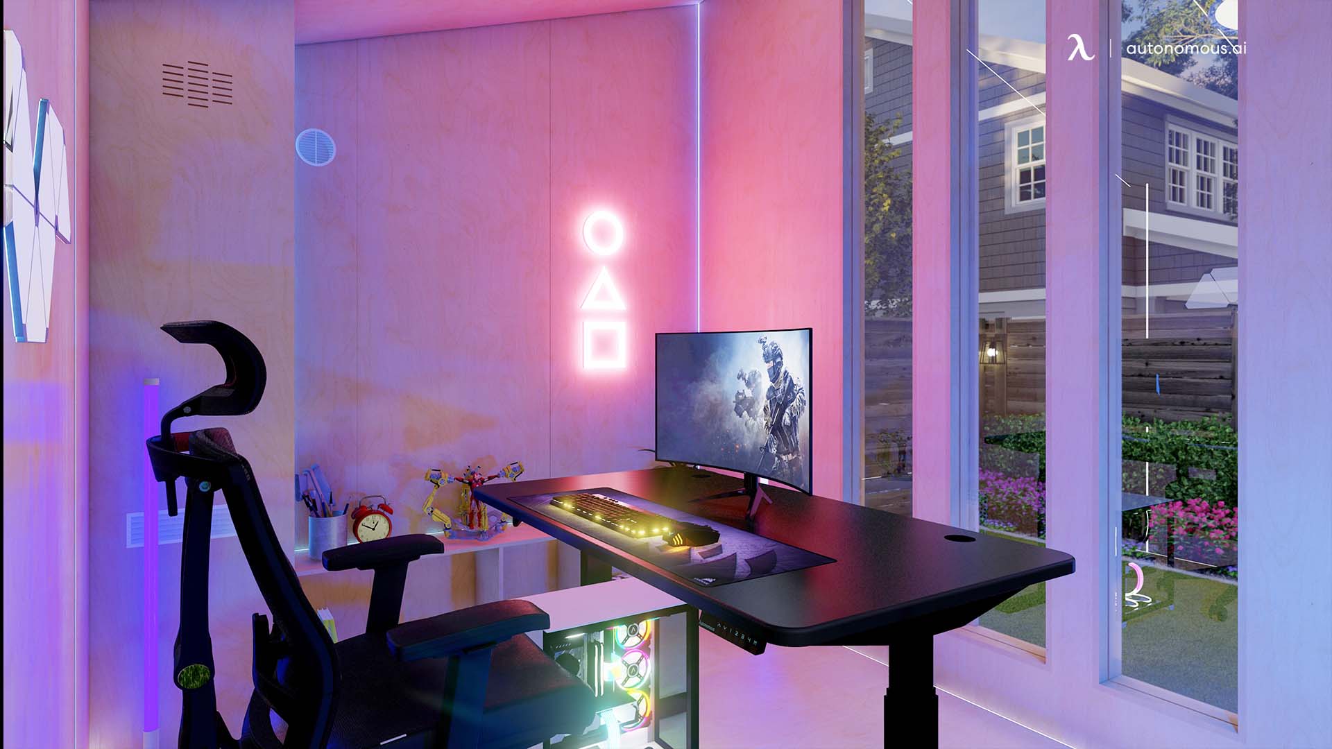 Gaming Room Lights Ideas to Upgrade Gaming Area