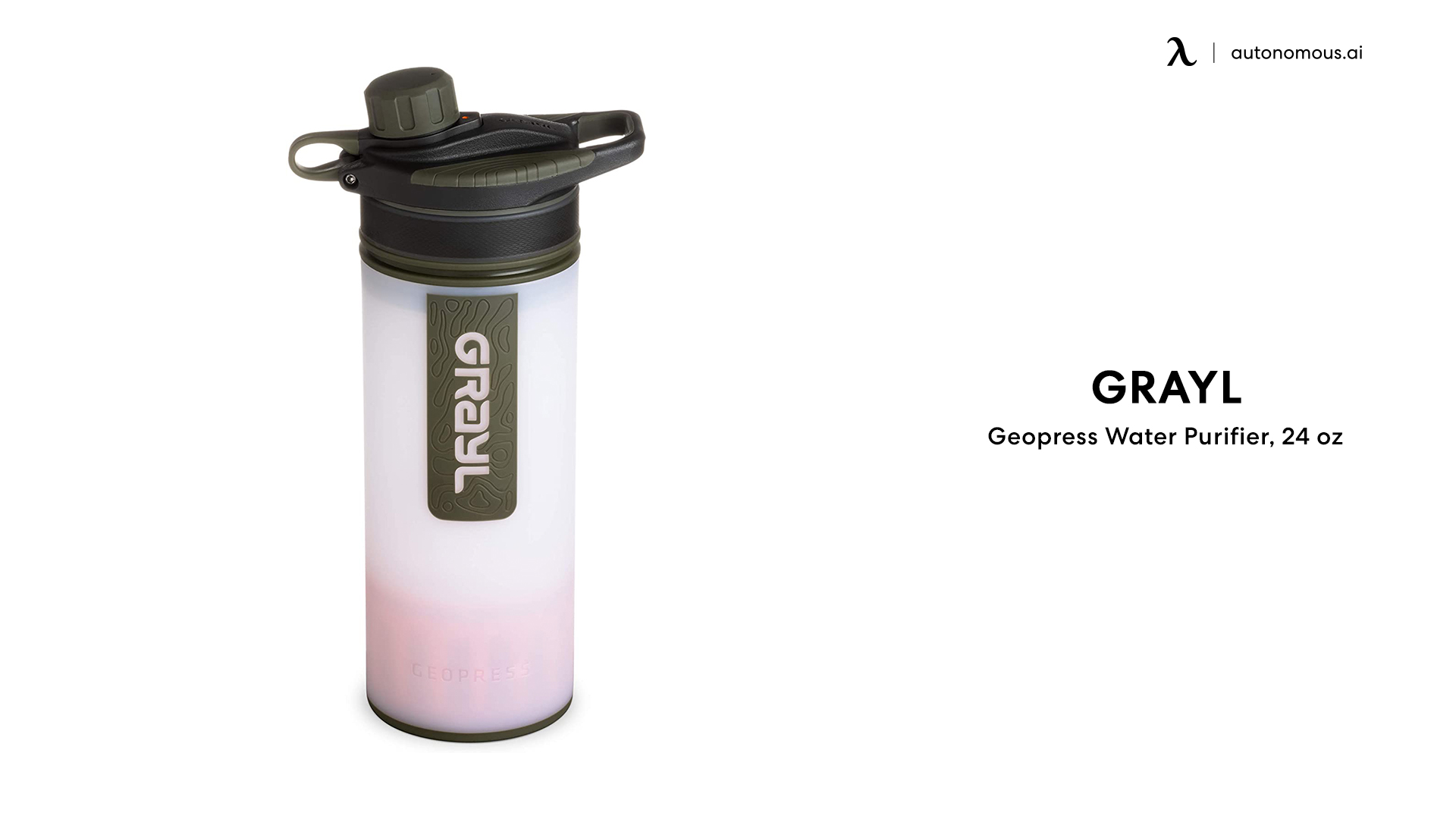 GRAYL Geopress Water Purifier, 24 oz