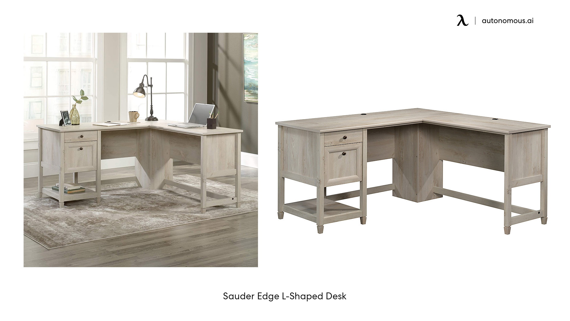 Edge Water Collection L-Shaped Desk