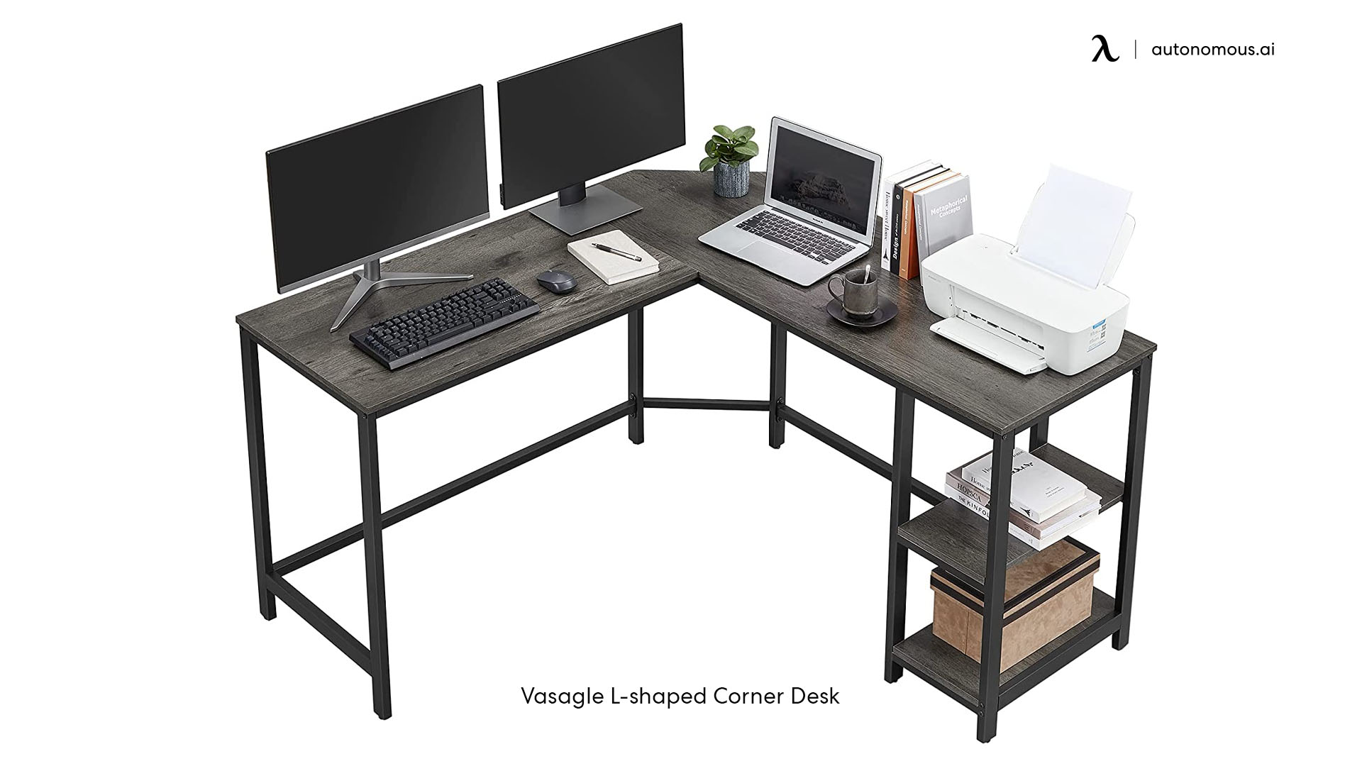 Vasagle large l shaped desk