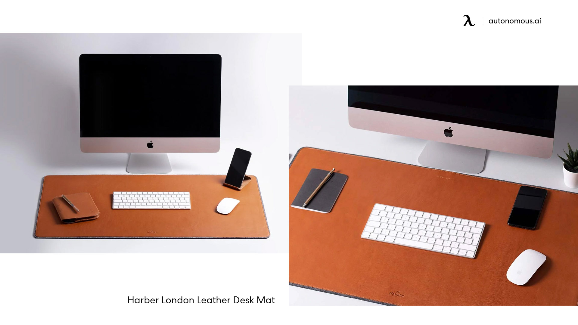Harber London Leather Desk Mat
