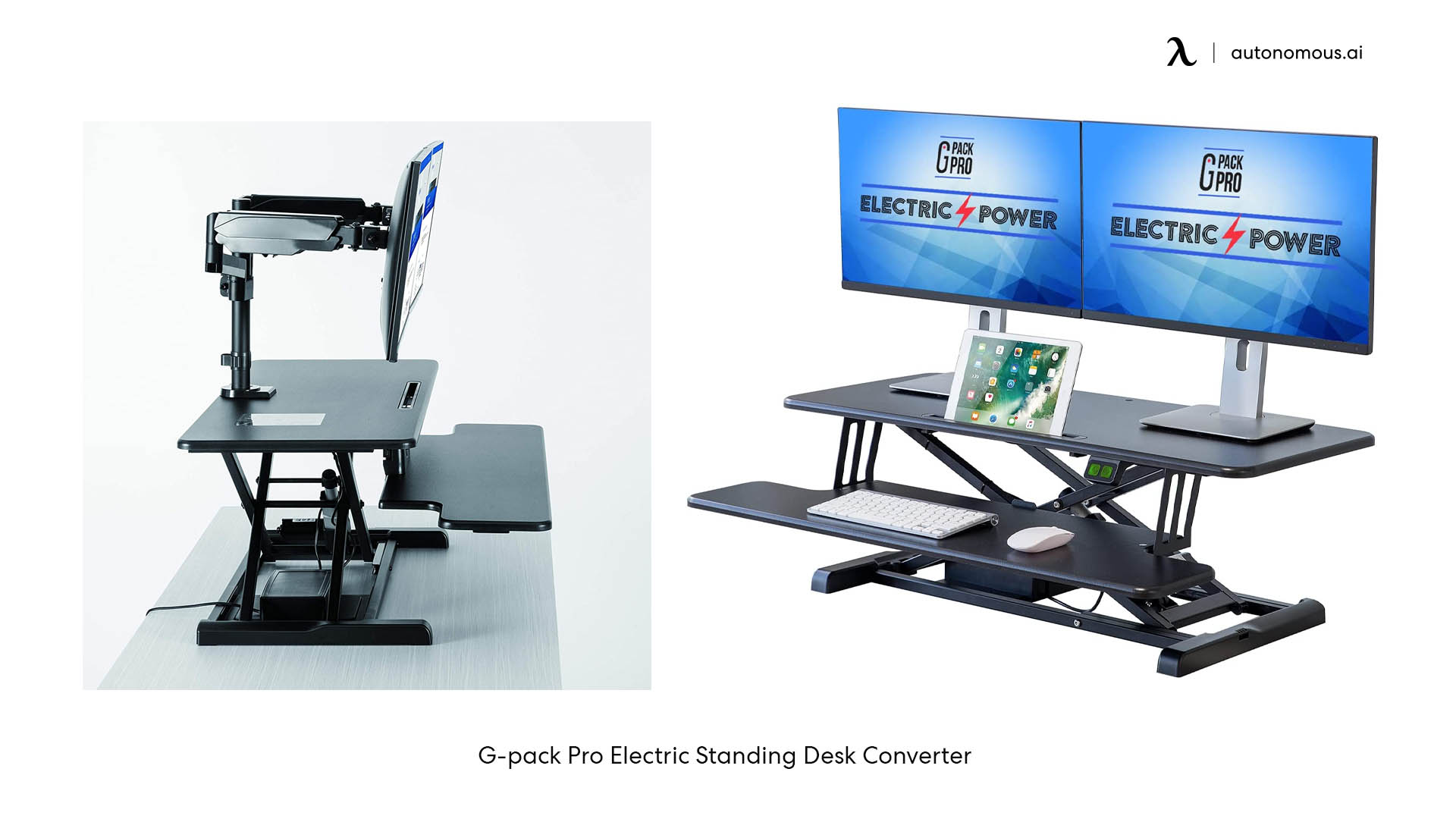 G-pack Pro black desk converter