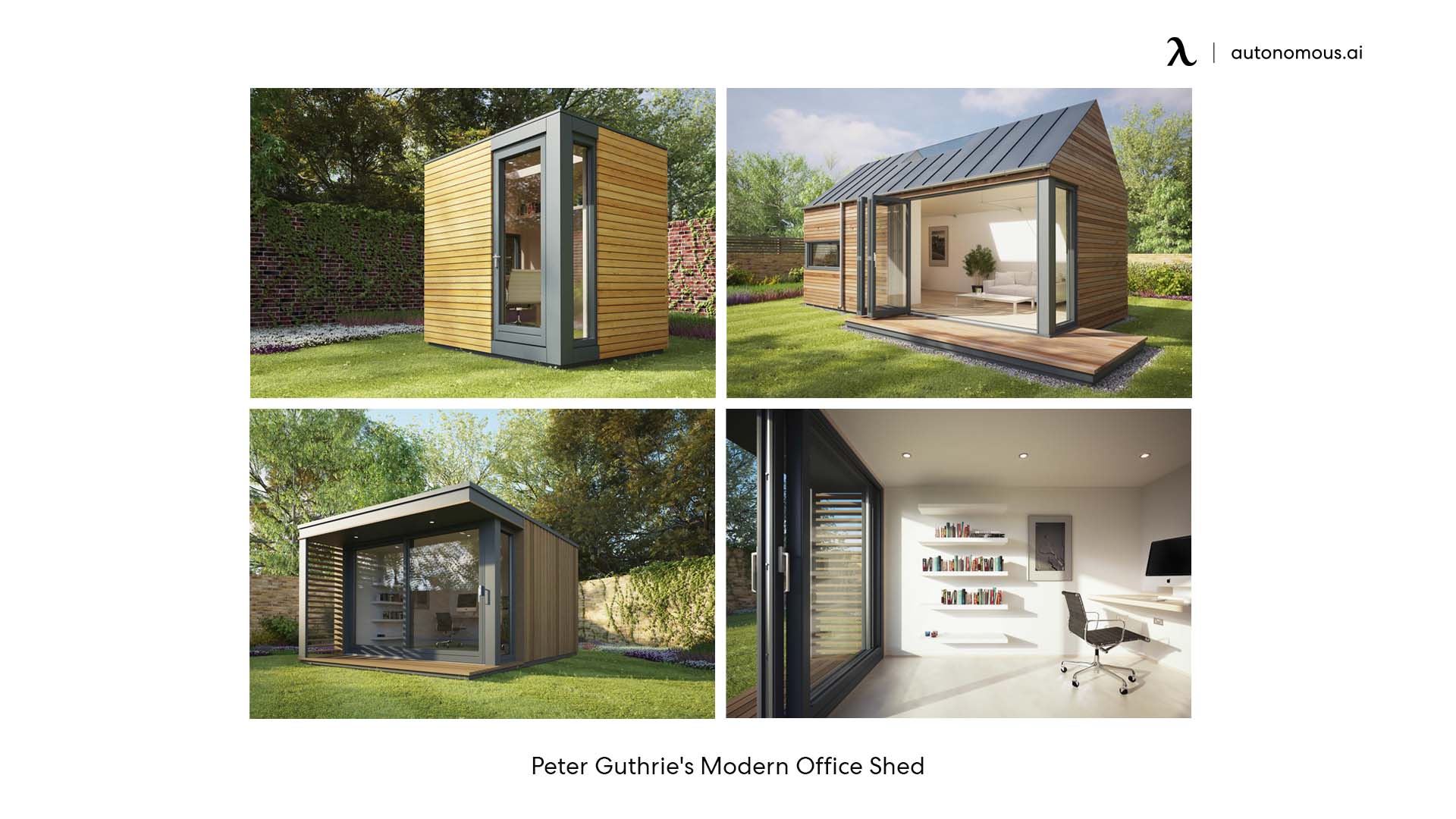 Peter Guthrie outdoor office shed