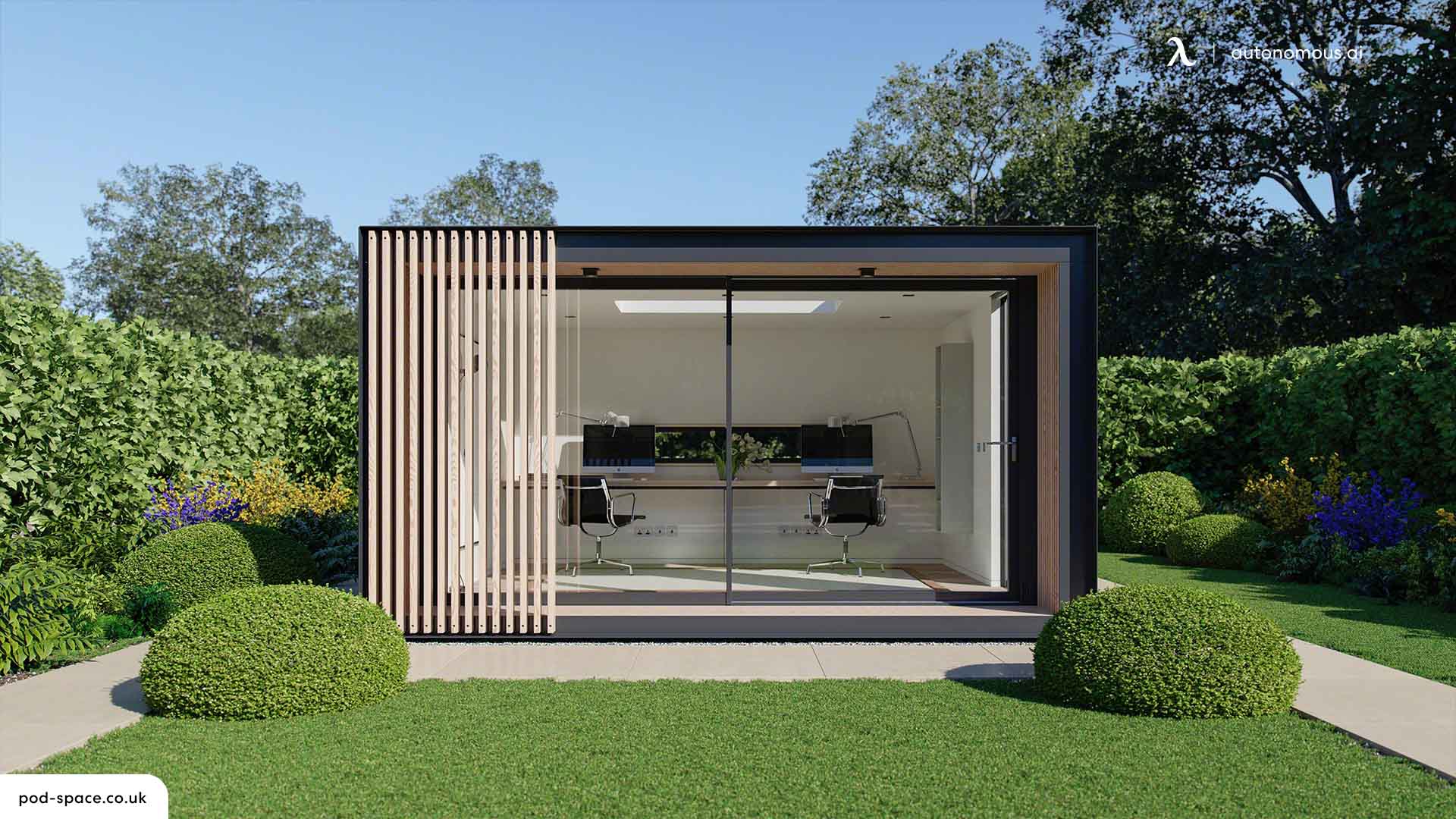 Custom Mini Pod outdoor office shed