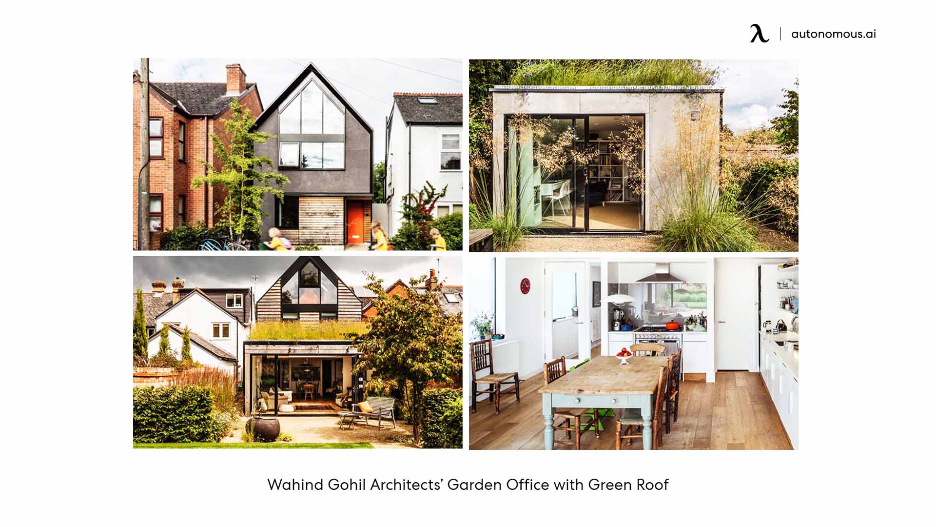 Wahind Gohil Architects’ Garden Office with Green Roof