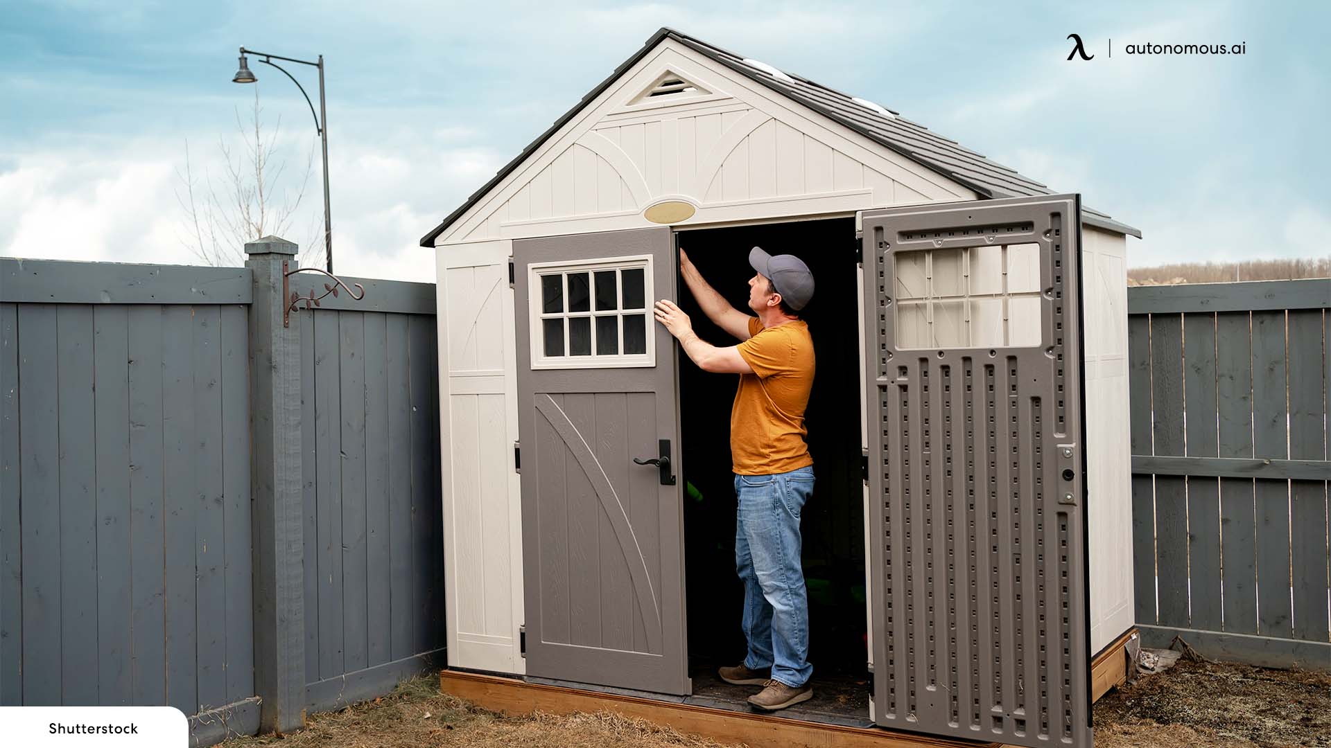 Organize Your home office shed