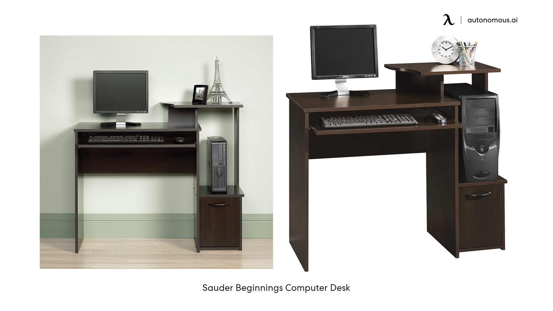 Sauder Beginnings small home office desk