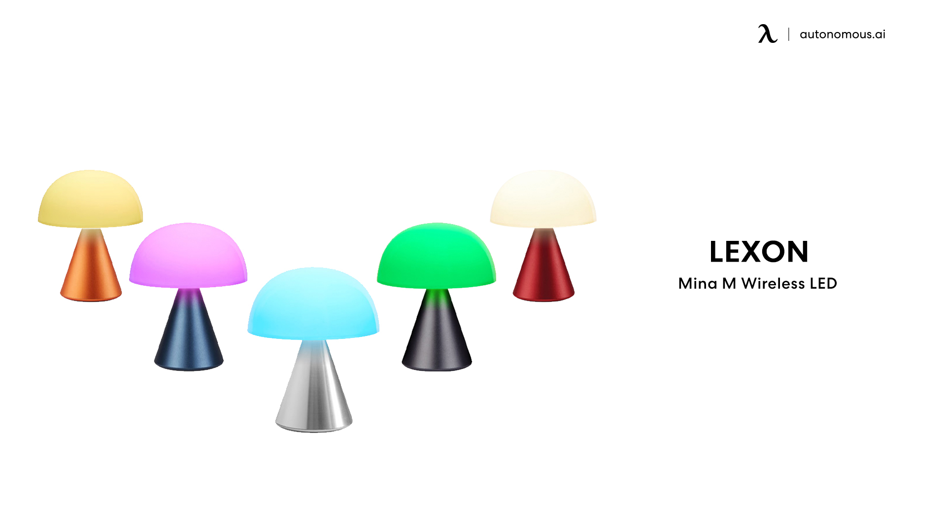 Lexon Mina-M Wireless minimal desk lamp