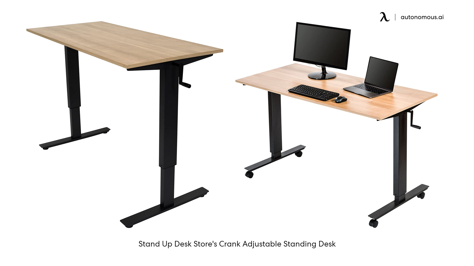 Stand Up Desk Store's Crank Adjustable Standing Desk