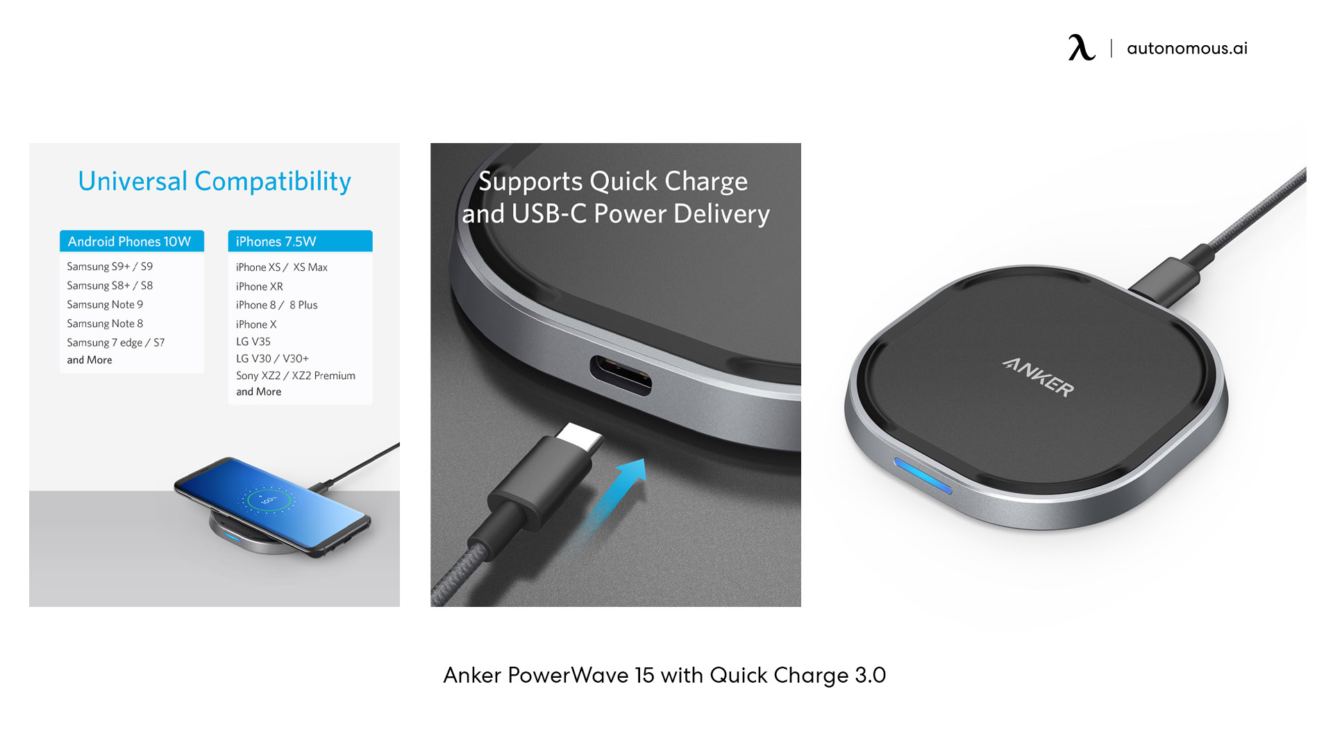 Anker PowerWave 15 android wireless charger