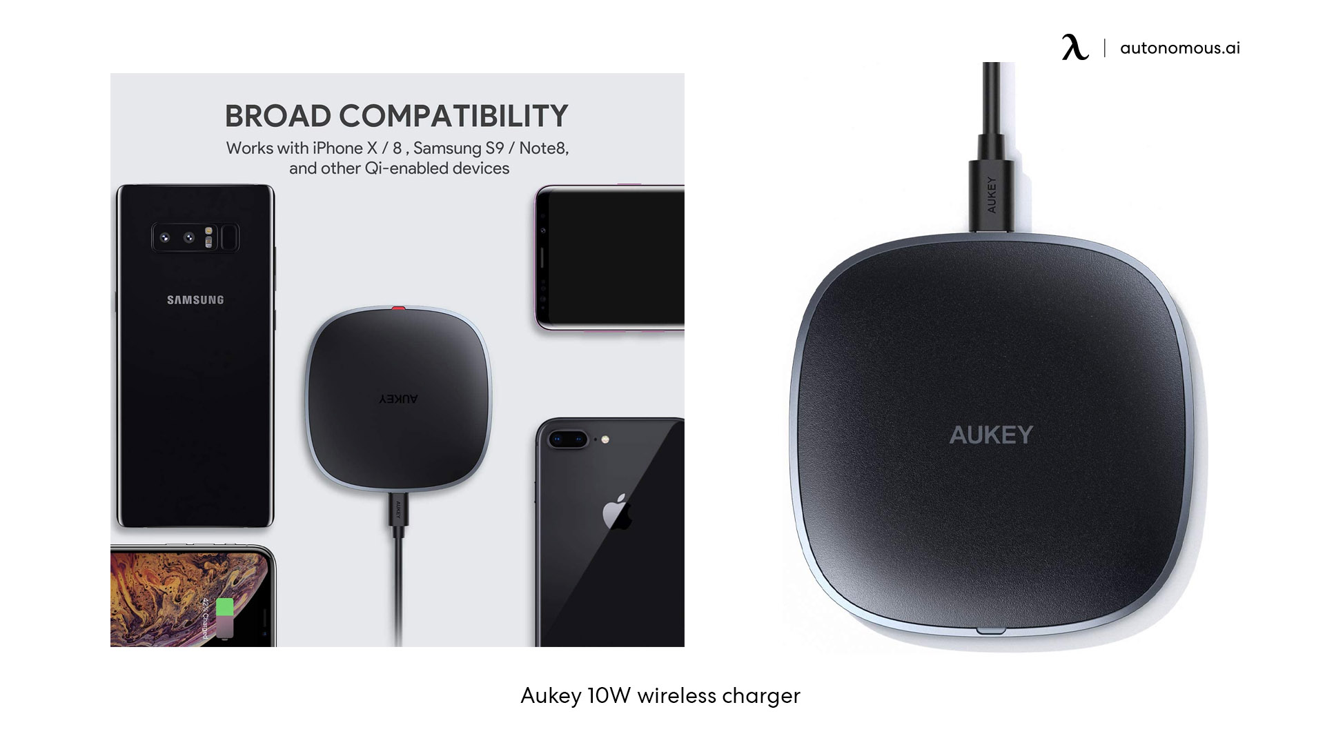 Aukey 10W wireless charger