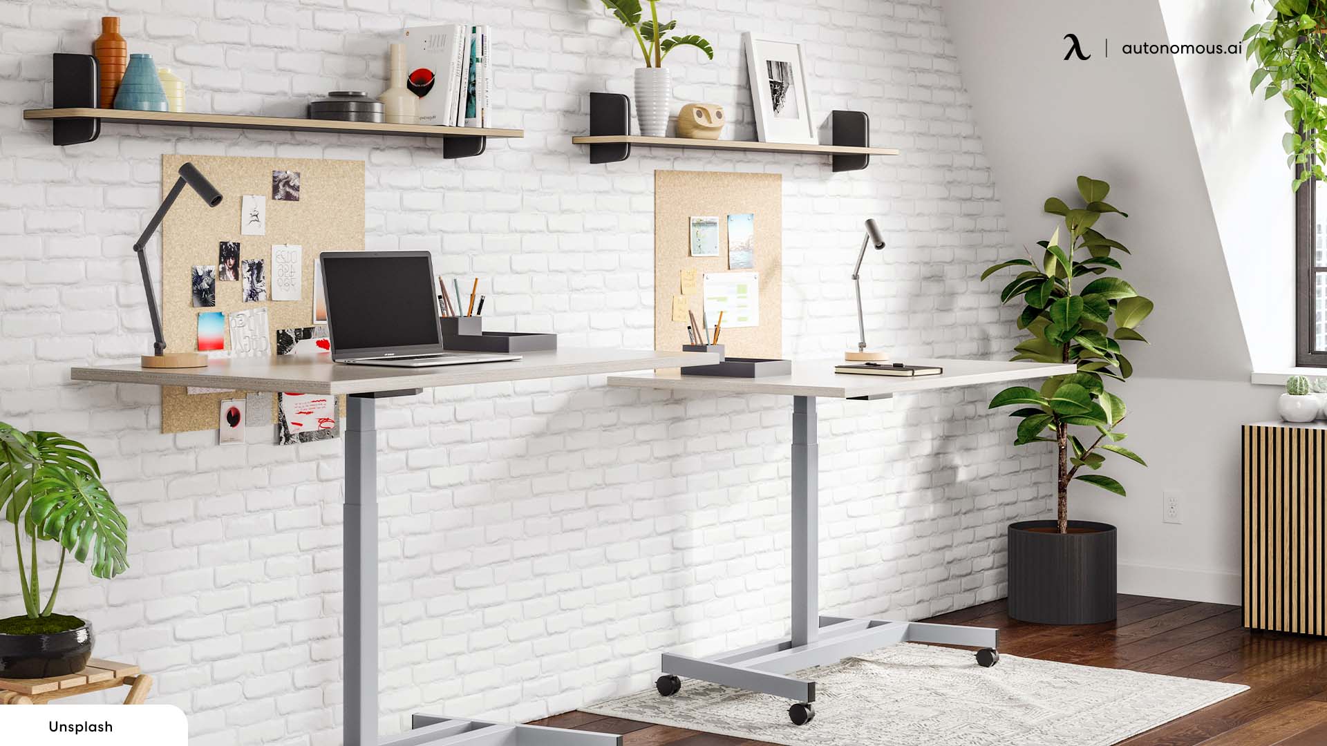 Separate Standing Desk Setup home office desk ideas for two