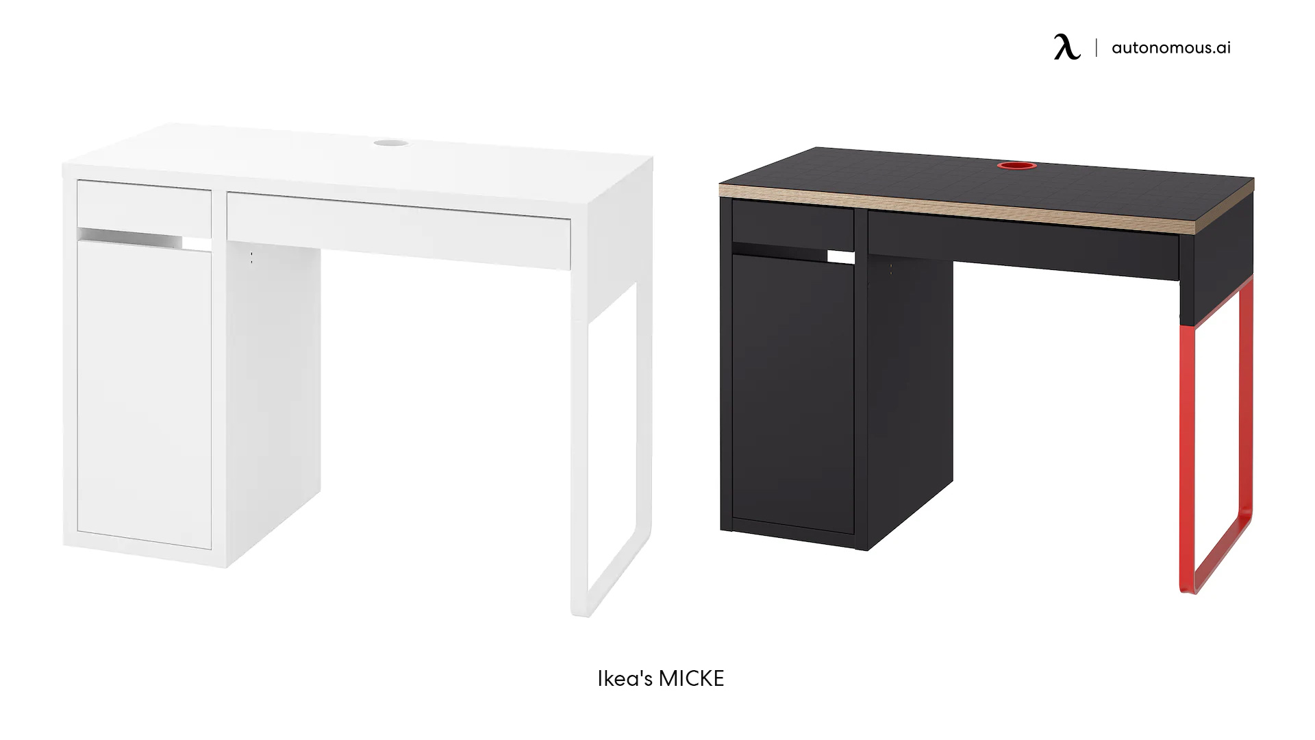 MICKE desks for work from home