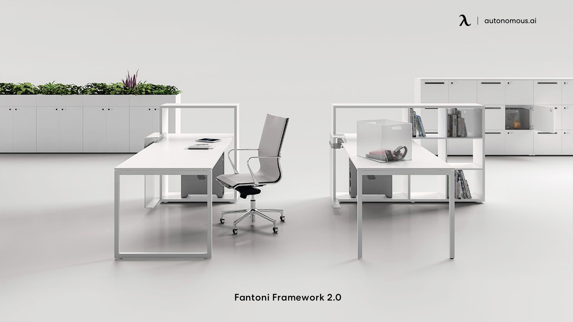 Fantoni Framework 2.0 home office desk design