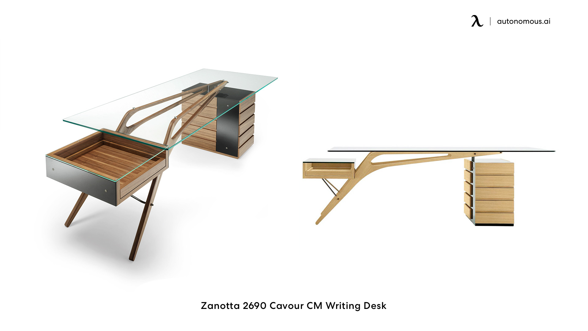 Zanotta 2690 Cavour CM Writing Desk