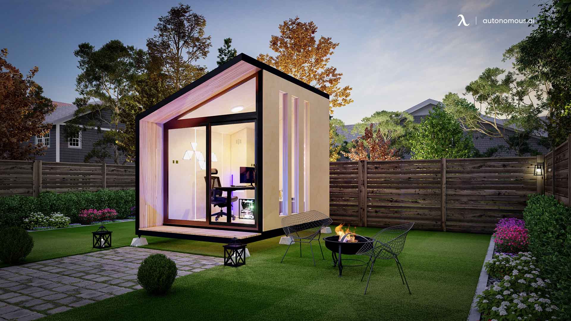 Privacy Pod for small garden office