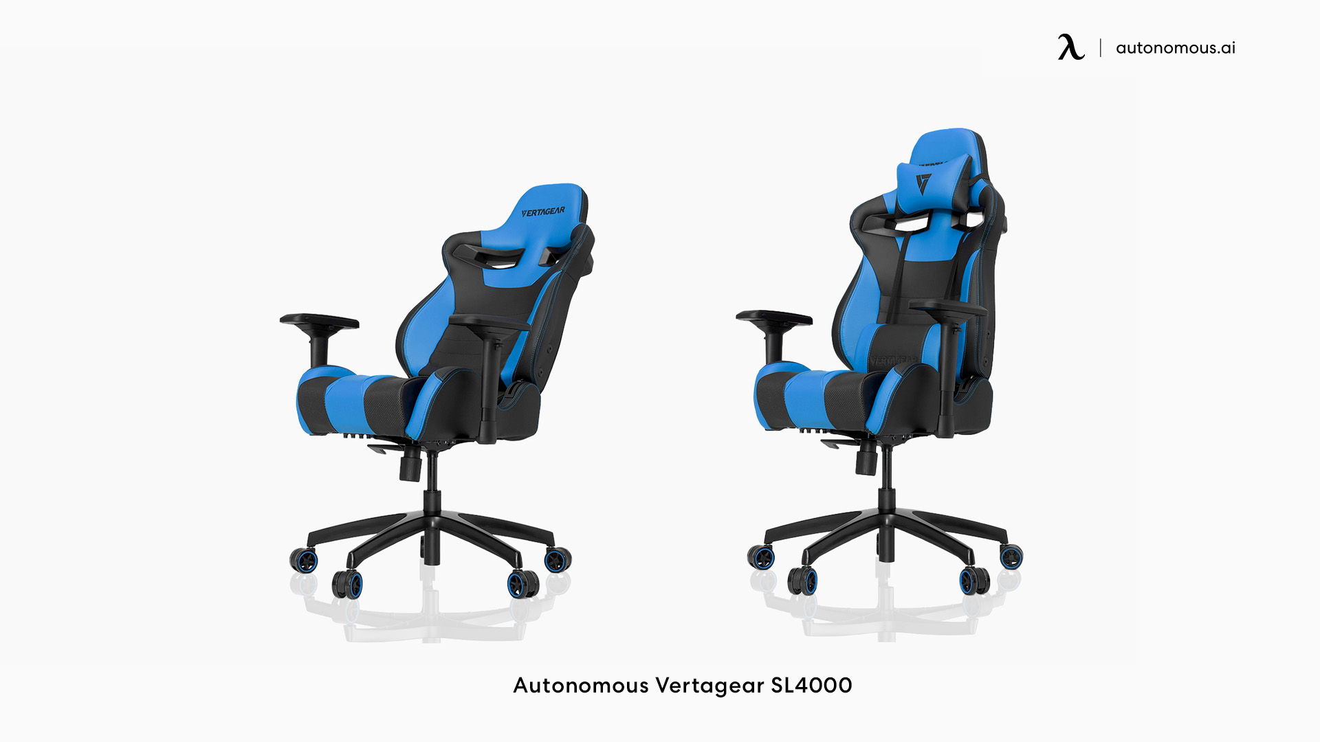 SL4000 black leather gaming chair by Vertagear