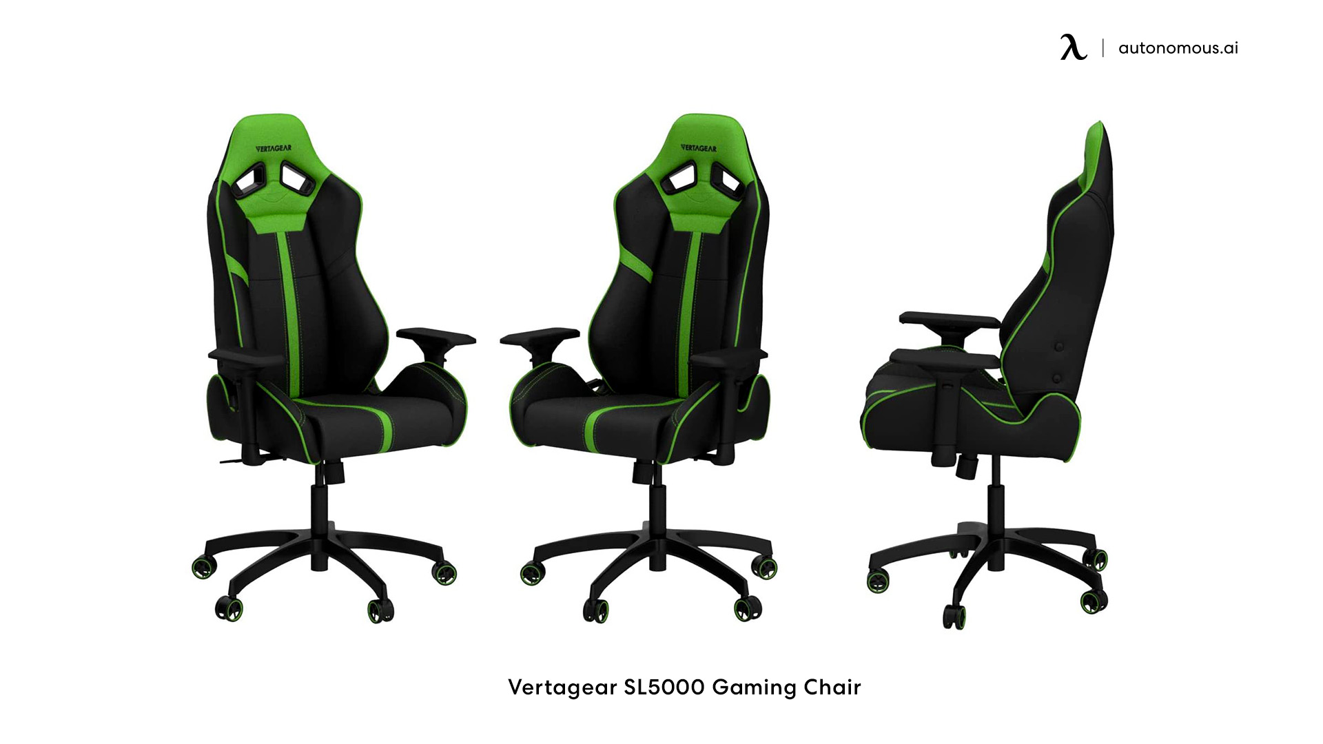 SL5000 black leather gaming chair by Vertagear