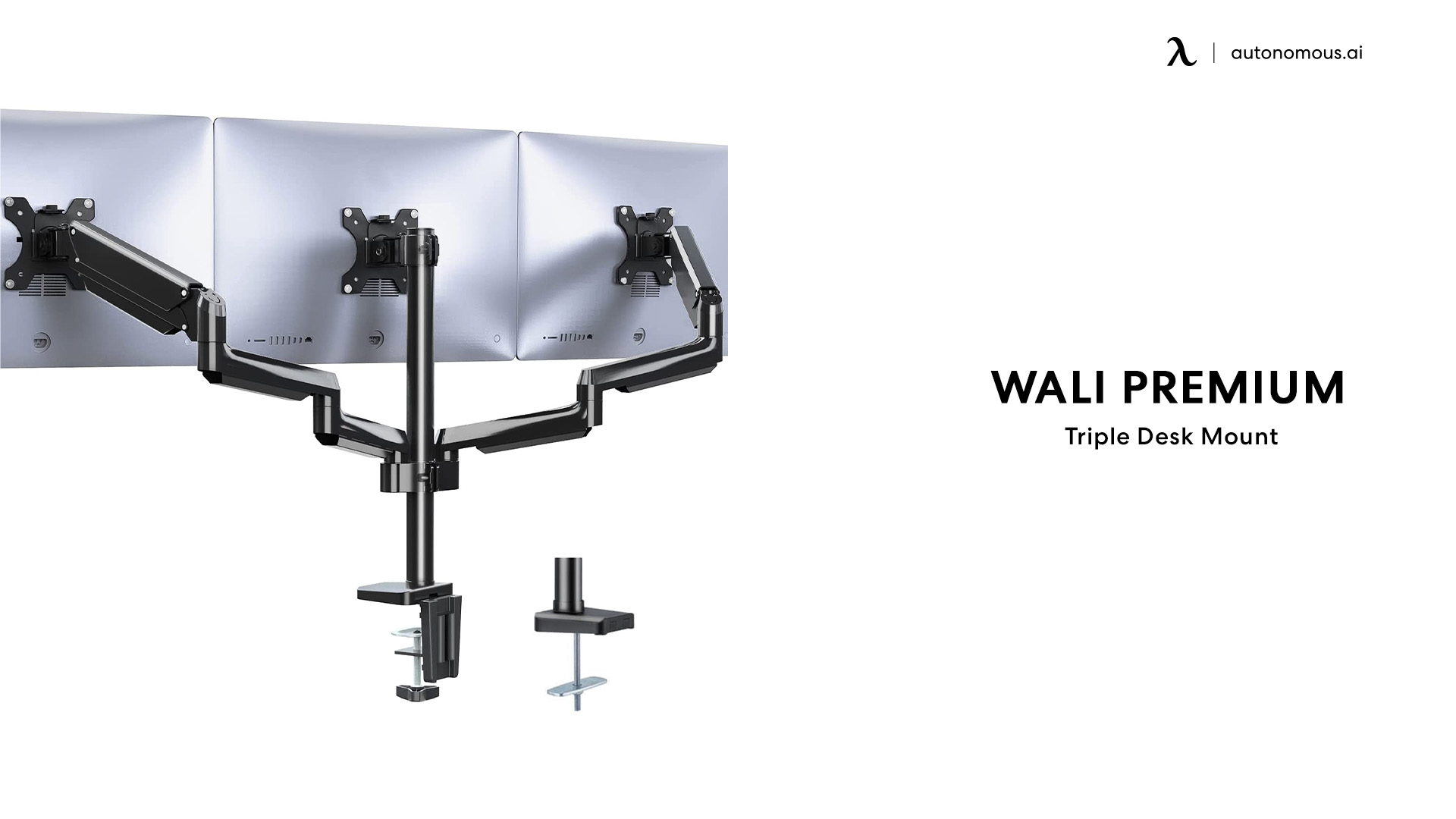 Wali Premium triple monitor arm 27 inch