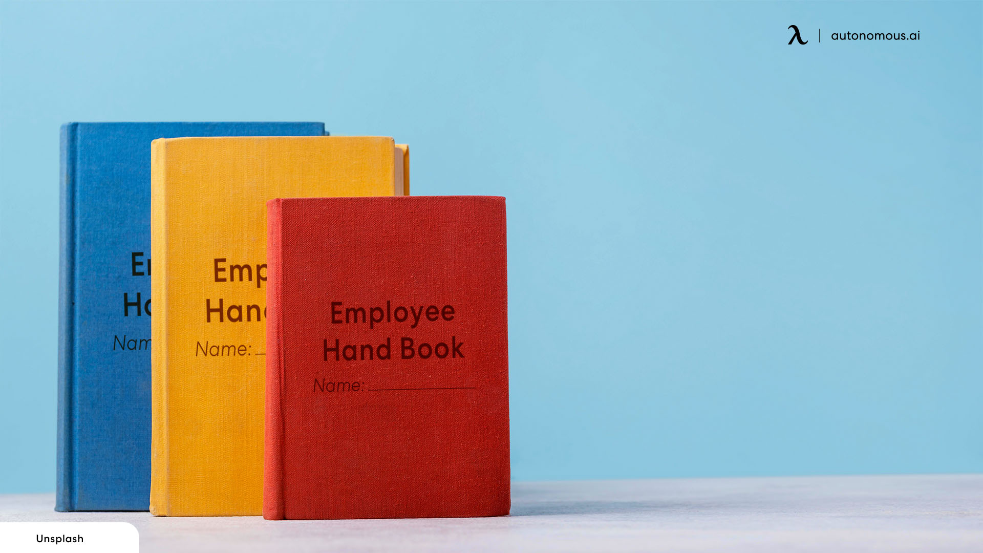 Personal copy of the employee handbook in onboarding packages