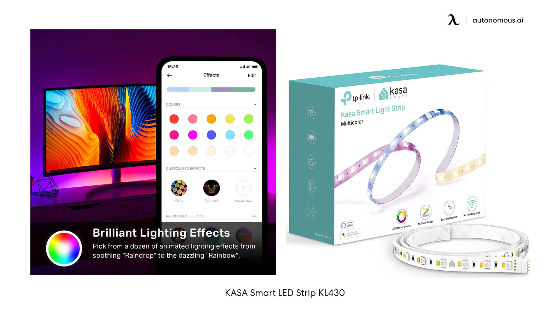 KASA Smart LED Strip KL430 RGB lights for gaming setup