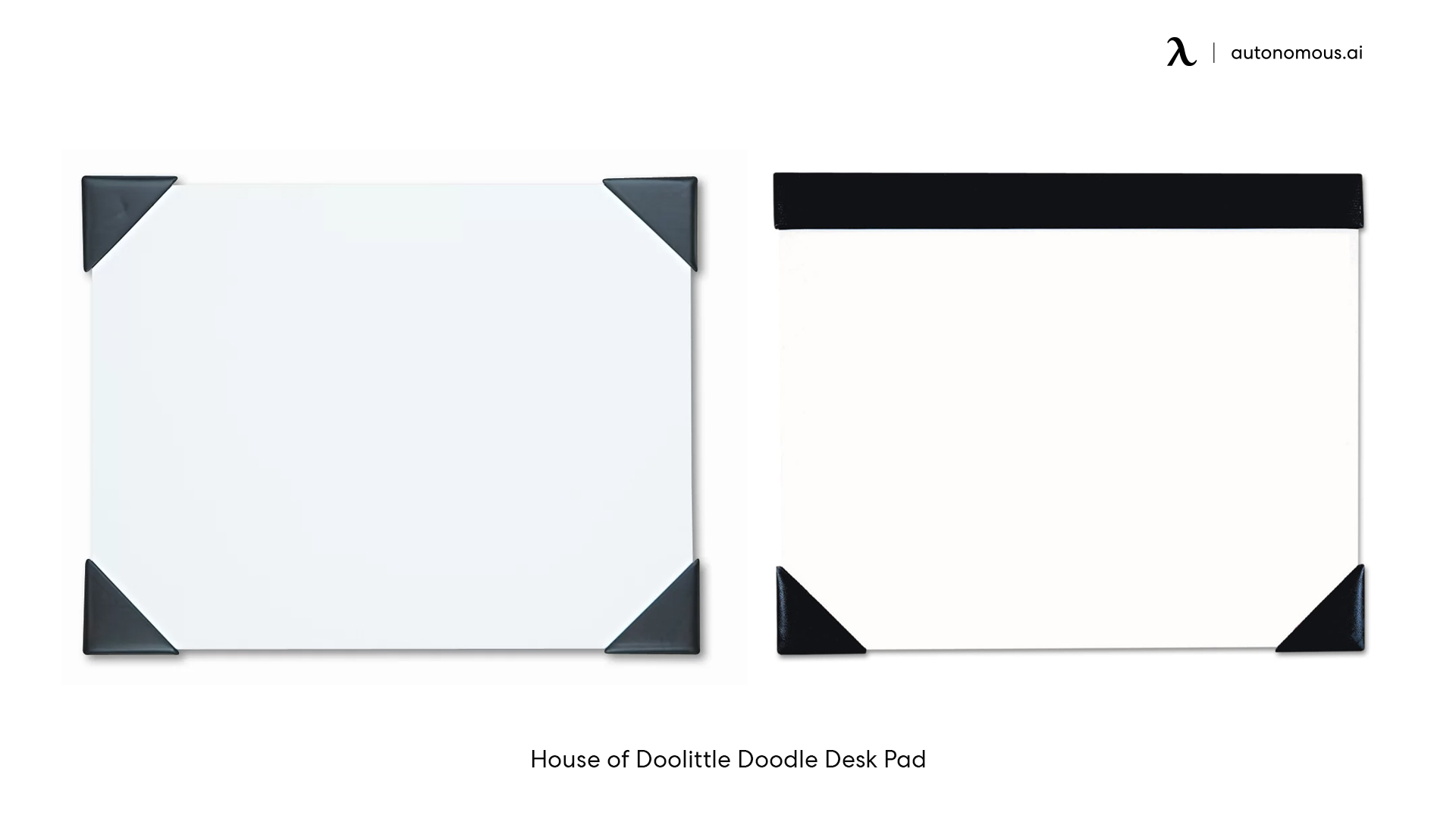 House of Doolittle Doodle leather desk pad