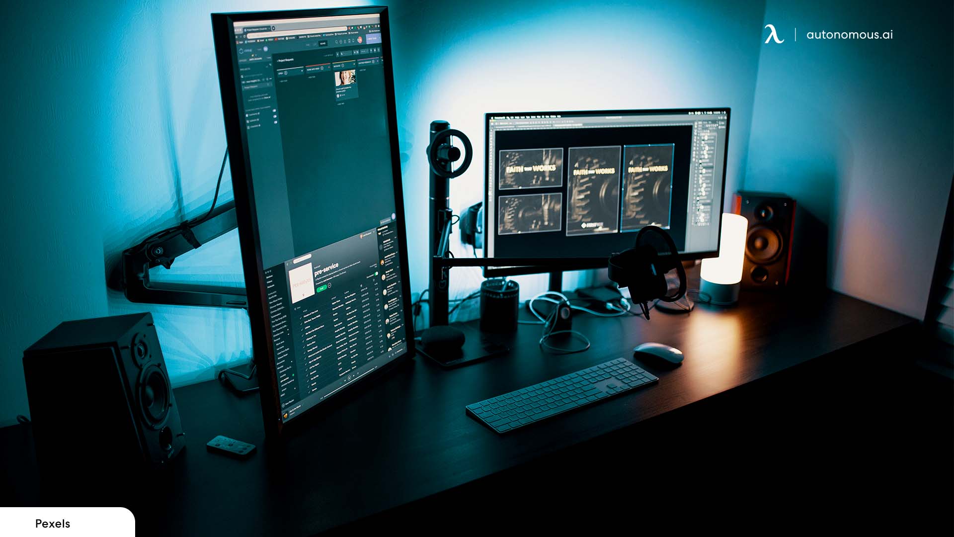 What Are Some Limitations of a Vertical Monitor Setup?