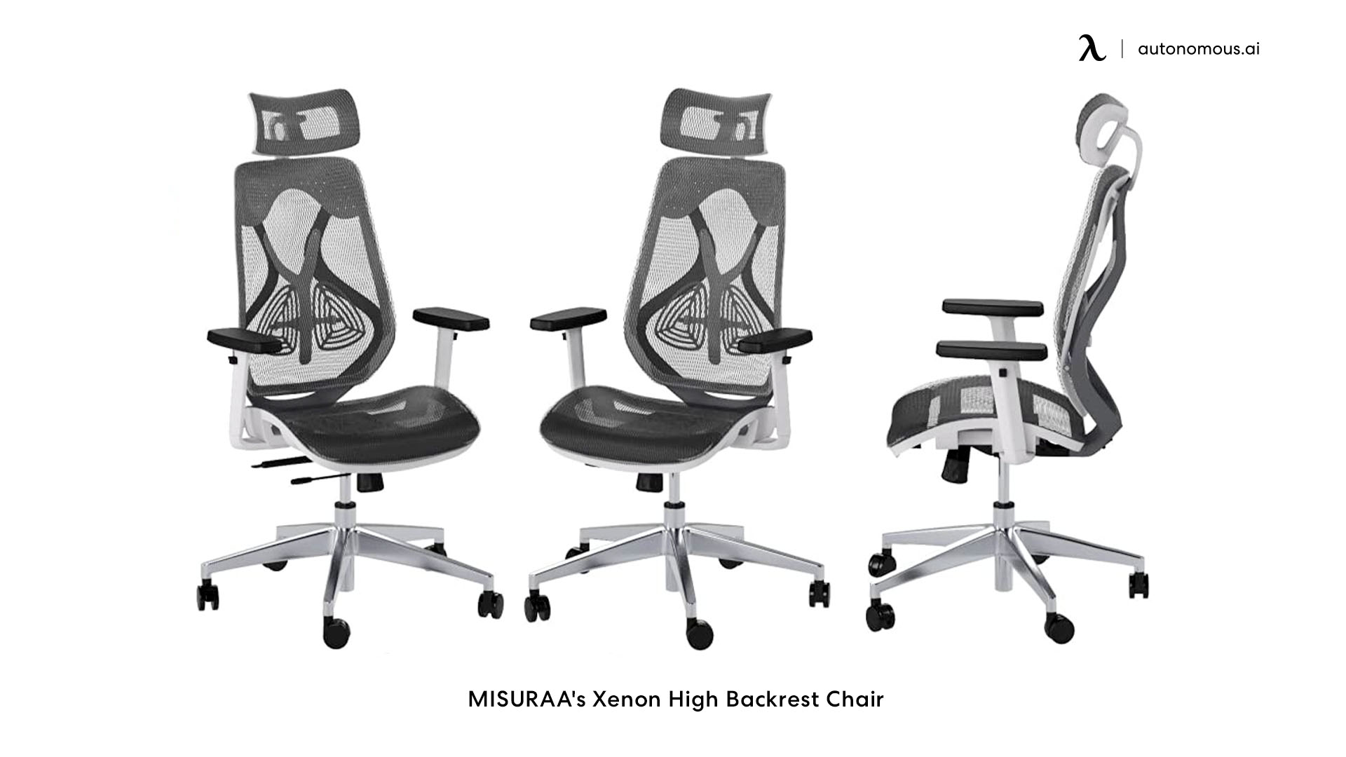MISURAA's Xenon gray office chair