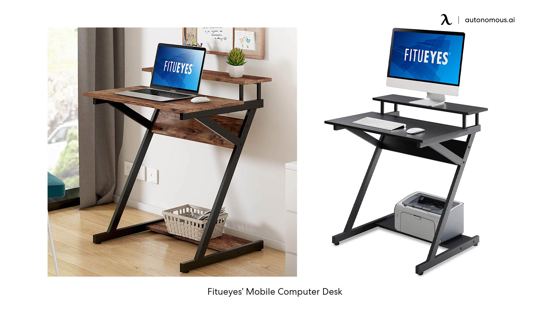 Fitueyes’ Mobile compact computer desk