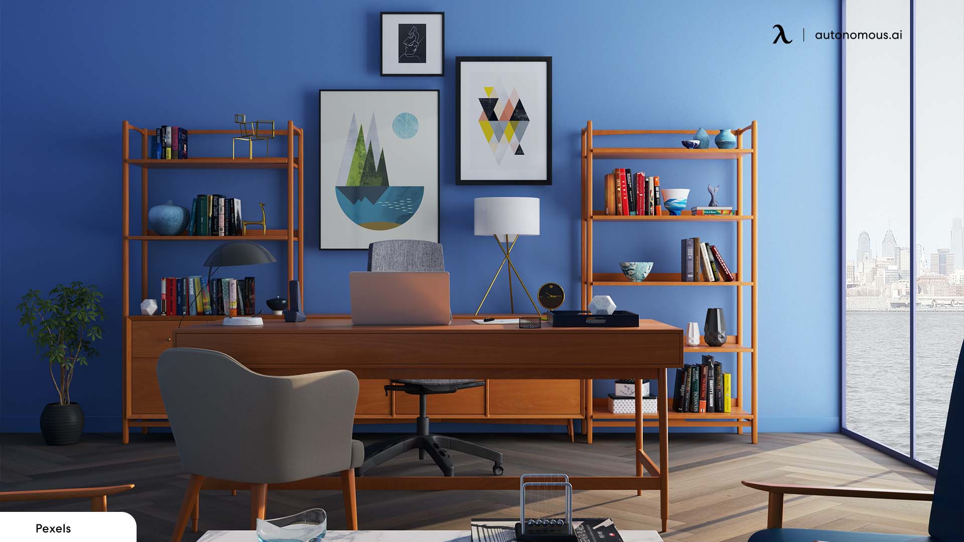 Blue 2022 feng shui office colors