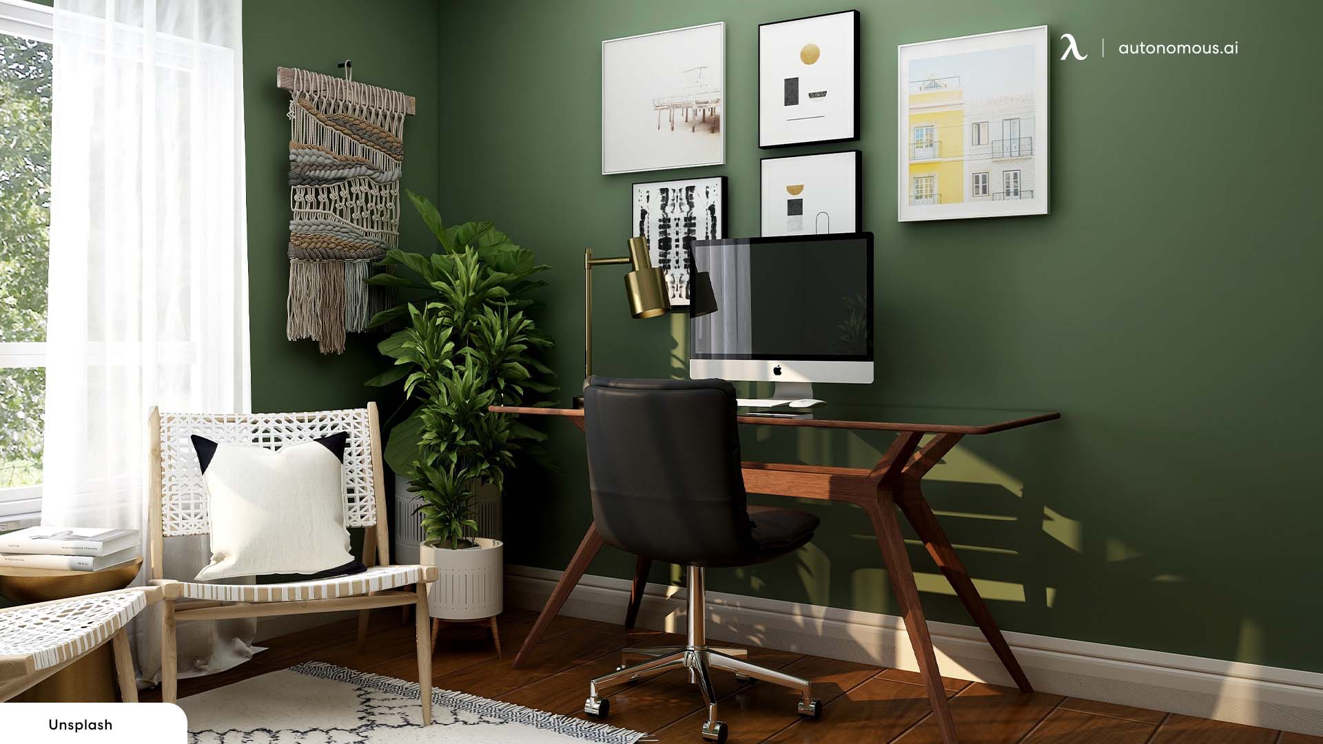 Green 2022 feng shui office colors