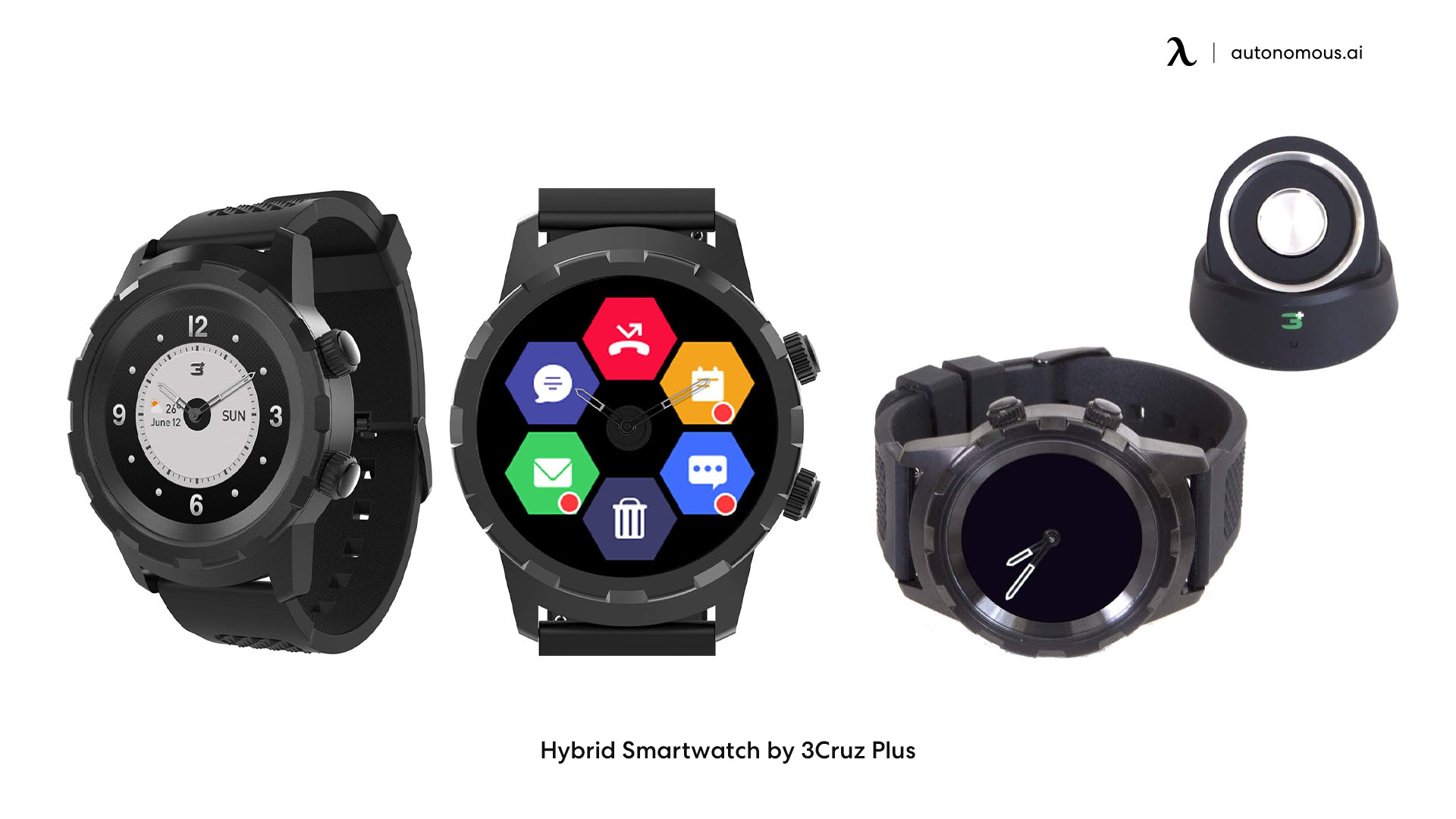 Hybrid Smartwatch by 3Cruz Plus